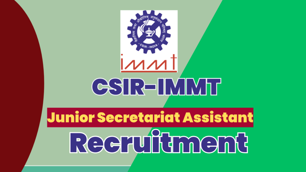 csir immt recruitment