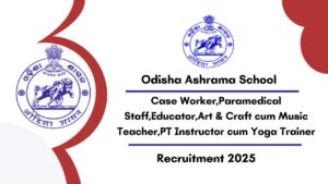 Odisha Ashram School Recruitment