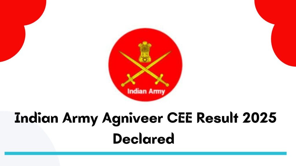 Indian Army Agniveer CEE Result