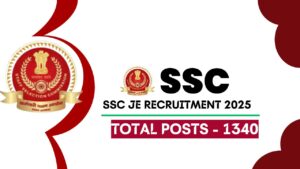 SSC JE Recruitment