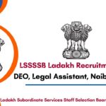 LSSSSB Ladakh Recruitment