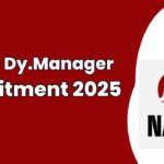 NALCO Deputy Manager Recruitment