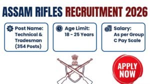 Assam Rifles Tradesman Recruitment