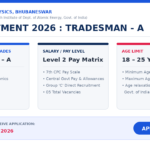 IoP Bhubaneswar Tradesman A Recruitment