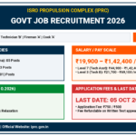 ISRO IPRC Recruitment 2026
